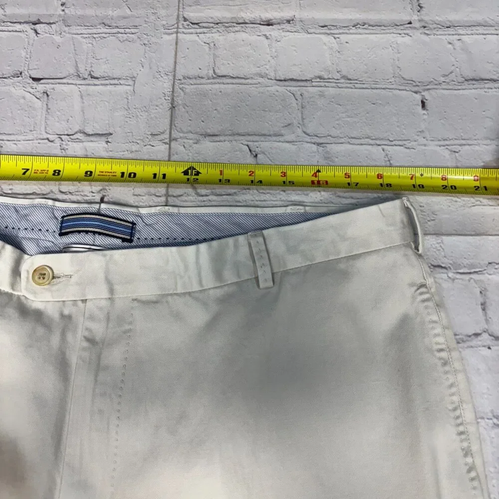 NWT Peter Millar Men Flat Front Chino Pants Size 38x36 Antique Wash D119 -18